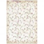 Stamperia Lavender Collection - A4 Rice Paper - Little Flowers Background [DFSA4882]
