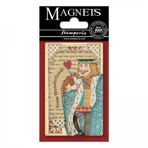 Stamperia Magnet - Alice - Queen Of Hearts [EMAG012]