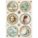 Stamperia Masquerade Collection - A4 Rice Paper - 6 Rounds [DFSA4981]