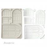 Stamperia Masquerade Collection - Silicone Mould - Windows [KACMA554]