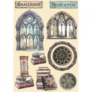 Stamperia Master Of Magic Collection - Colored Wooden Shapes [KLSP179]
