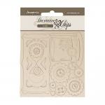 Stamperia Master Of Magic Collection - Decorative Chips - Hourglass [SCB254]