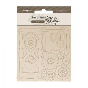Stamperia Master Of Magic Collection - Decorative Chips - Hourglass [SCB254]