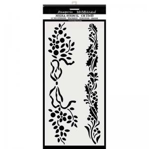 Stamperia Media Stencil - Christmas Borders [KSTDL37]