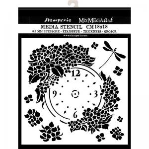 Stamperia Media Stencil - Clock [KSTDQ41]