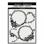 Stamperia Media Stencil - Garlands [KSTD054]