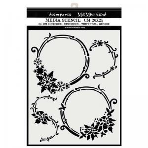 Stamperia Media Stencil - Garlands [KSTD054]