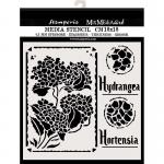 Stamperia Media Stencil - Hortensia Frames [KSTDQ44]
