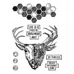 Stamperia Mixed Media Stamp Set - Mixed Media Art [WTKAT02]