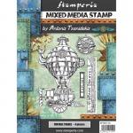 Stamperia Mixed Media Stamp Set - Vintage Travel [WTKAT16]