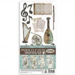 Stamperia Music Collection - Paper Cut-Outs [SBBCT05]