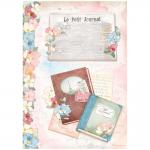 Stamperia Oh La La! Collection A4 Rice Paper - Le Petit Journal [DFSA4763]