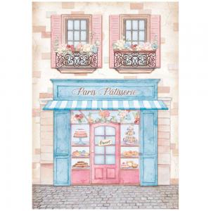 Stamperia Oh La La! Collection A4 Rice Paper - Patisserie [DFSA4761]
