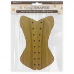 Stamperia Old Lace Collection - Crafty Shapes - Corset [KLSM27] - ON SALE!