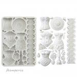 Stamperia Old Lace Collection - Silicone Mould - Mannequins & Corsets [KACMA543] - ON SALE!