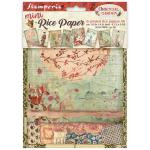 Stamperia Oriental Garden Collection - A6 Mini Rice Paper Set [DFSA6X08]