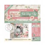 Stamperia Pop Up Tunnel Card Kit - House Of Roses [SBPOP05]