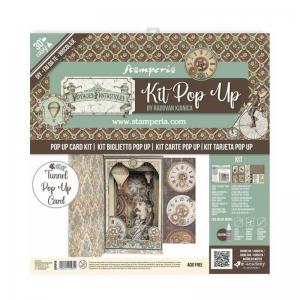 Stamperia Pop Up Tunnel Card Kit - Voyages Fantastiques [SBPOP06]