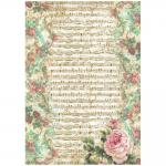 Stamperia Precious Collection - A4 Rice Paper - Music [DFSA4830]