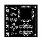 Stamperia Precious Collection - Media Stencil - Frames [KSTDQ97]