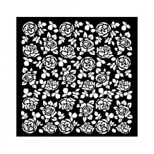 Stamperia Precious Collection - Media Stencil - Roses Pattern [KSTDQ96]
