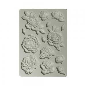 Stamperia Precious Collection - Silicone Mould - Flower Corners [KACMA506]