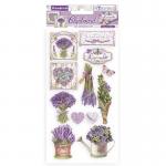 Stamperia Provence Collection Adhesive Chipboard - Lavender [DFLCB52]
