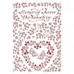 Stamperia Provence Collection Stencil - Home Is Where The Heart Is [KSG490]