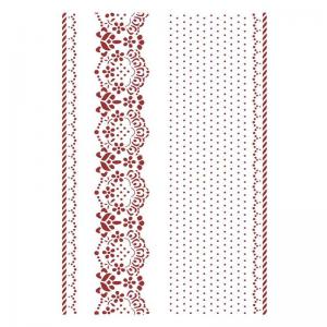 Stamperia Provence Collection Stencil - Borders [KSG492]