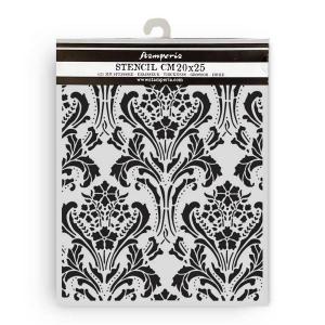 Stamperia Quiet Days Collection - Media Stencil - Baroque Tapestry [KSTD191]