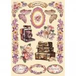 Stamperia Romance Forever Collection - Colored Wooden Shapes [KLSP-152]