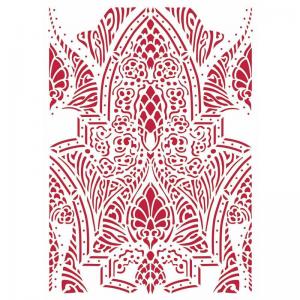 Stamperia Romantic Horses Collection Stencil - Saddle [KSG469]