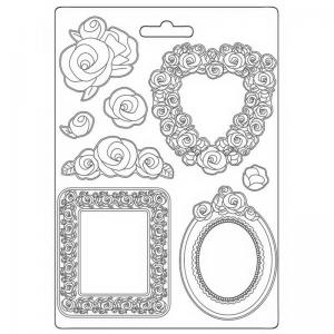 Stamperia Rose Parfum Collection MaxiMould - Frames & Roses [K3PTA4554]