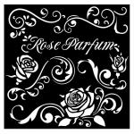Stamperia Rose Parfum Collection Media Stencil - Borders [KSTDQ75]