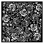 Stamperia Rose Parfum Collection Media Stencil - Roses Pattern [KSTDQ76]