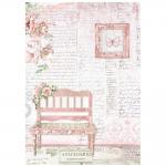 Stamperia Roseland Collection - A4 Rice Paper - Bench [DFSA4781]