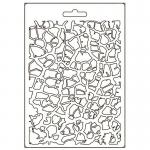 Stamperia Savana Collection Texture Impression Mould - Crackle Pattern [K3PTA5619]