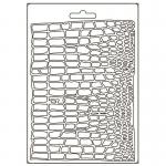 Stamperia Savana Collection Texture Impression Mould - Crocodile Pattern [K3PTA5618]