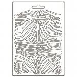 Stamperia Savana Collection Texture Impression Mould - Zebra Pattern [K3PTA5617]