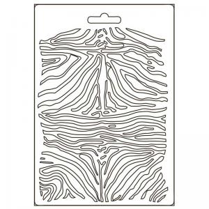 Stamperia Savana Collection Texture Impression Mould - Zebra Pattern [K3PTA5617]