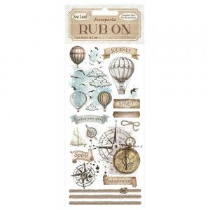 Stamperia Sea Land Collection - Rub Ons - Balloons [DFLRB81]