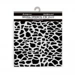 Stamperia Silent Sea Collection - Media Stencil - Stone Pattern [KSTDS45]