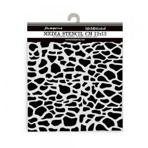 Stamperia Silent Sea Collection - Media Stencil - Stone Pattern [KSTDS45]