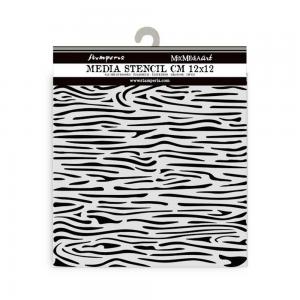 Stamperia Silent Sea Collection - Media Stencil - Wood Pattern [KSTDS46]
