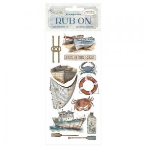Stamperia Silent Sea Collection - Rub On - Boat [DFLRB155]