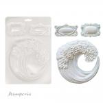 Stamperia Silent Sea Collection - Texture Impression Mould - Wave [K3PTA5671]