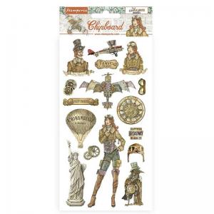 Stamperia Sir Vagabond Aviator Collection Adhesive Chipboard [DFLCB58]