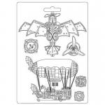 Stamperia Sir Vagabond Aviator Collection MaxiMould - Aircraft [K3PTA4540]