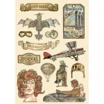 Stamperia Sir Vagabond Aviator Collection Wooden Shapes [KLSP123]