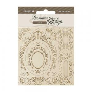 Stamperia Sir Vagabond In Fantasy World Collection - Decorative Chips - Frames [SCB206]